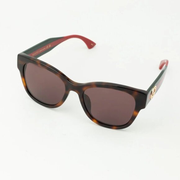 NWT Gucci GG1866SK-002 Havana 56mm Sunglasses main image 7